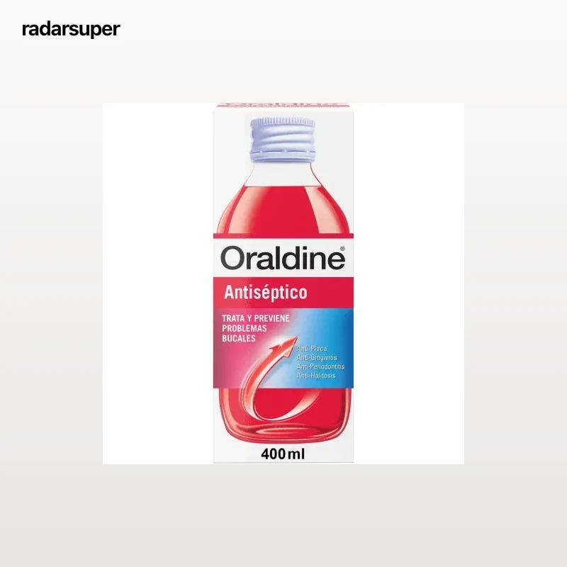 Colutorio antiséptico Oraldine 400 ml.