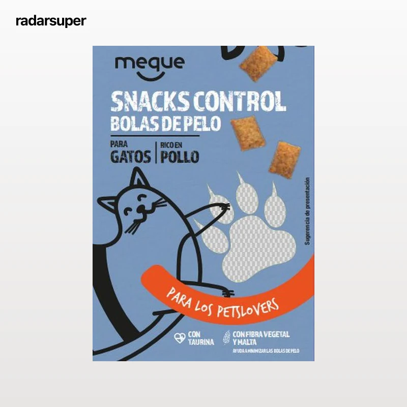 Comida para gatos snack de pollo Meque 60g