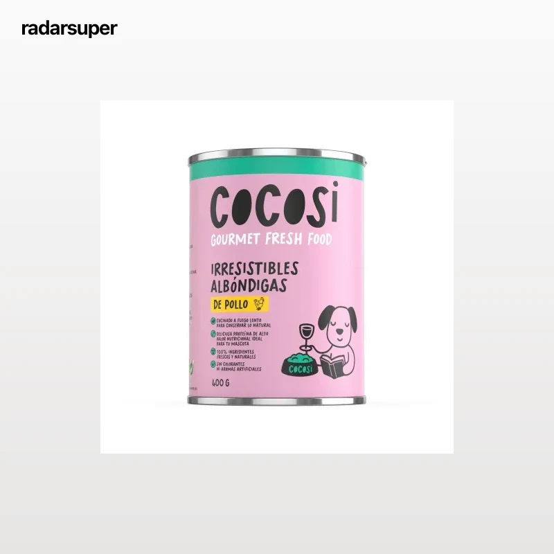 Comida húmeda albóndigas de pollo para perro Cocosi 400 g