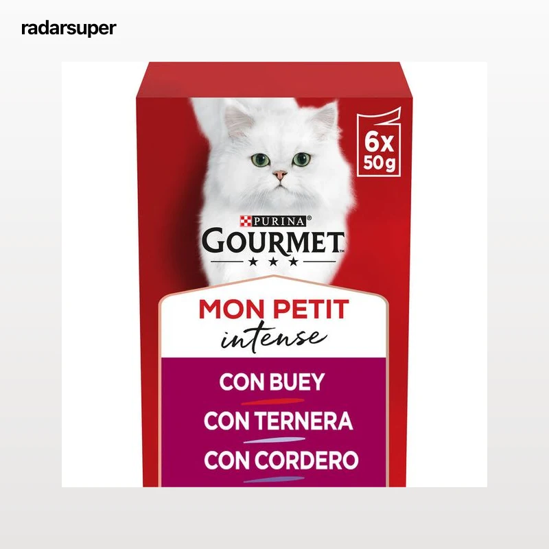 Comida húmeda gato Purina carne pack 6
