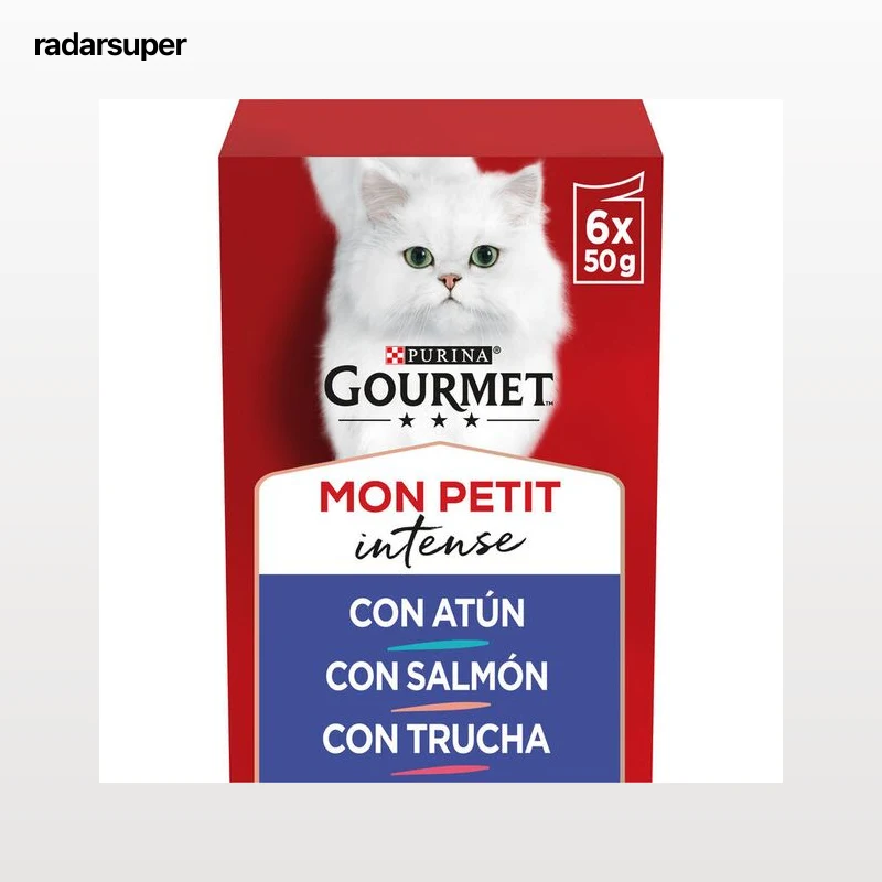 Comida húmeda gato Purina Gourmet mon petit pack 6