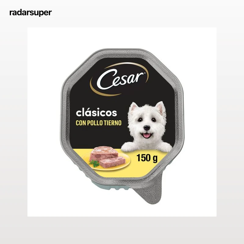 Comida húmeda perro César pollo 150g