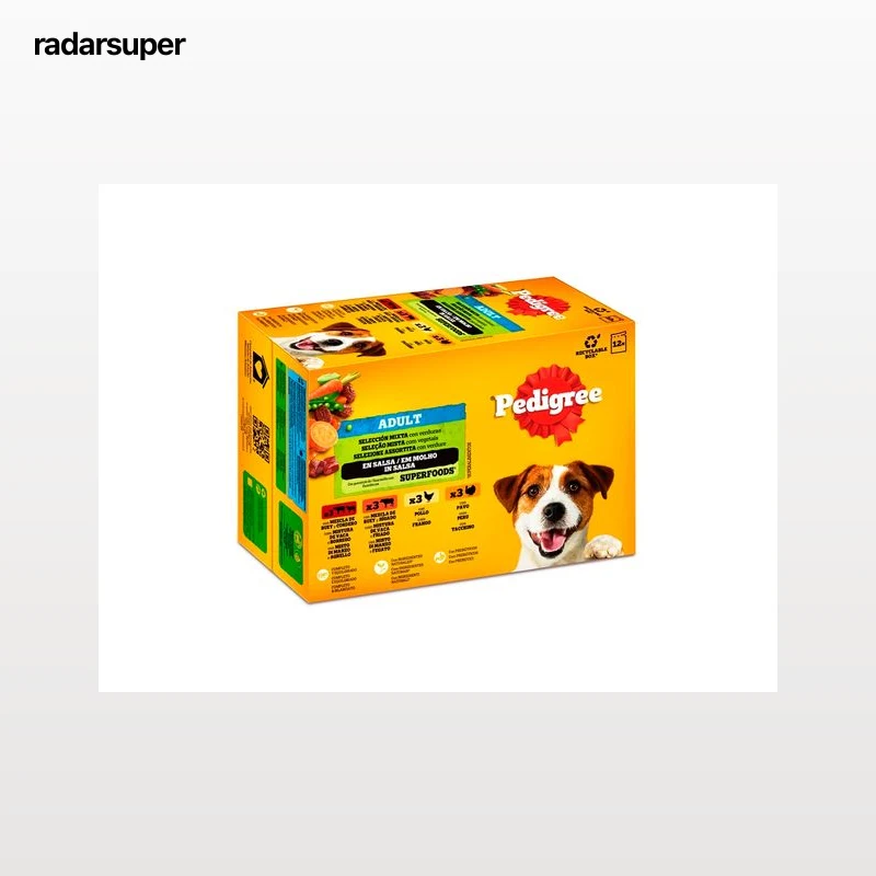 COMIDA HÚMIDA PARA CÃO PEDIGREE ADULTO 12X100G