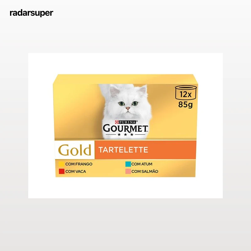 COMIDA HÚMIDA GATO GOURMET GOLD TARTELETTE 12X85G