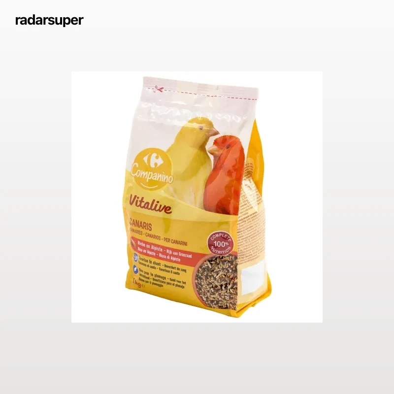 Comida para canarios Vitalive Carrefour Companino 1 kg.