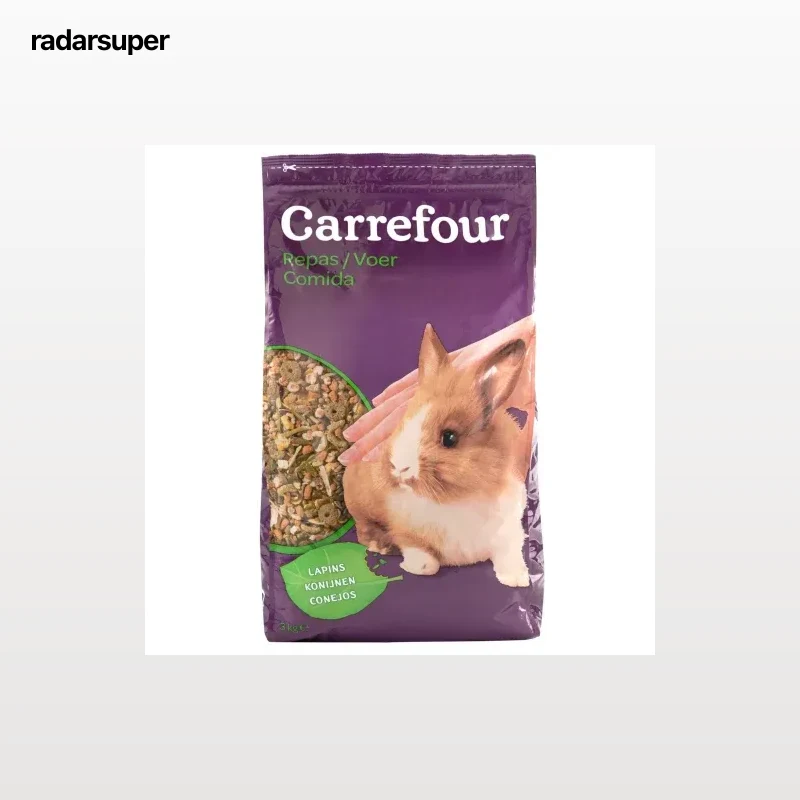 Comida para conejos Carrefour 3kg.