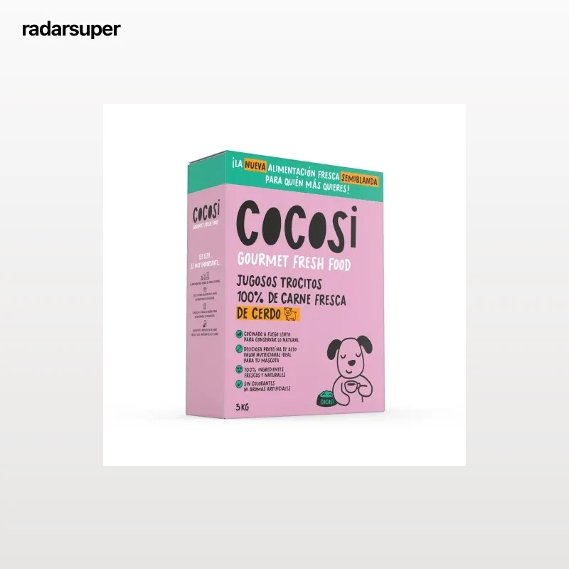 Comida semihúmeda de cerdo para perro Cocosi 3 kg