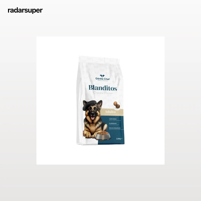 Comida semihúmeda de pollo para perro adulto mediano-grande Gentle Chef Blanditos 2,5 kg