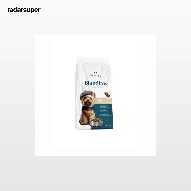 Comida semihúmeda de pollo para perro adulto mini Gentle Chef Blanditos 900 g
