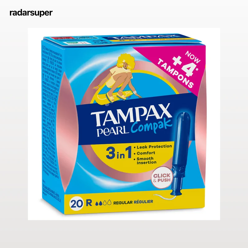 Tampax Compak Pearl regular 20 unidades