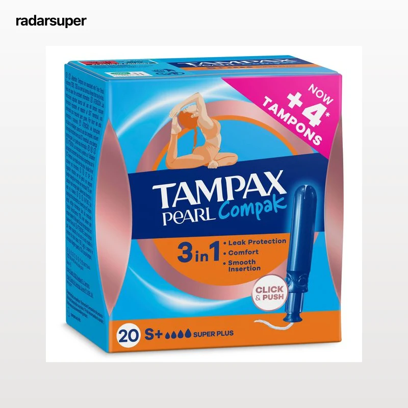Tampax Compak Pearl superplus 20 unidades