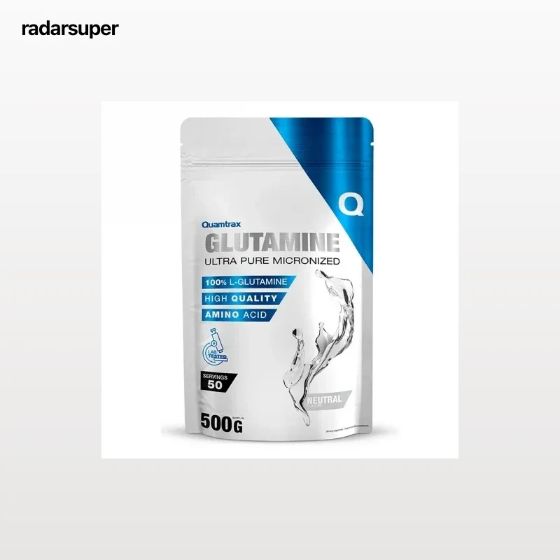 Complemento alimenticio de L-Glutamine Quamtrax 500 g.