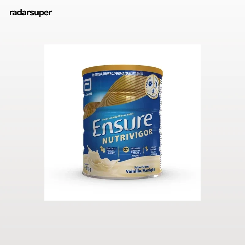 Complemento alimenticio sabor vainilla Ensure NutriVigor 850 g.