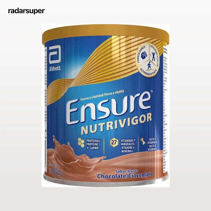Complemento dietético de chocolate Nutrivigor Ensure 400 gr