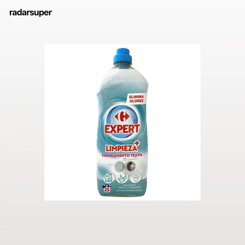 Complemento textil limpieza elimina olores Expert Carrefour 1,5 l.