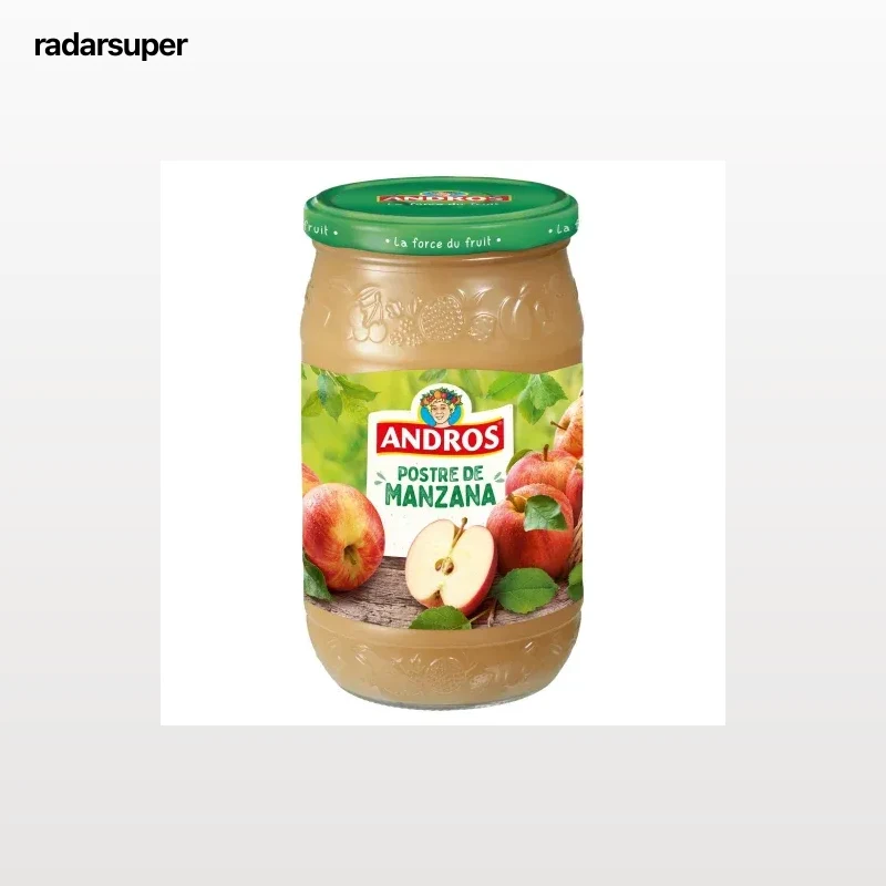 Compota de manzana Andros 750 g.
