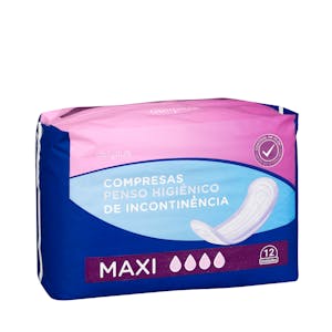 Compresa de incontinencia maxi Deliplus sin alas