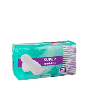 Compresa super Deliplus con alas