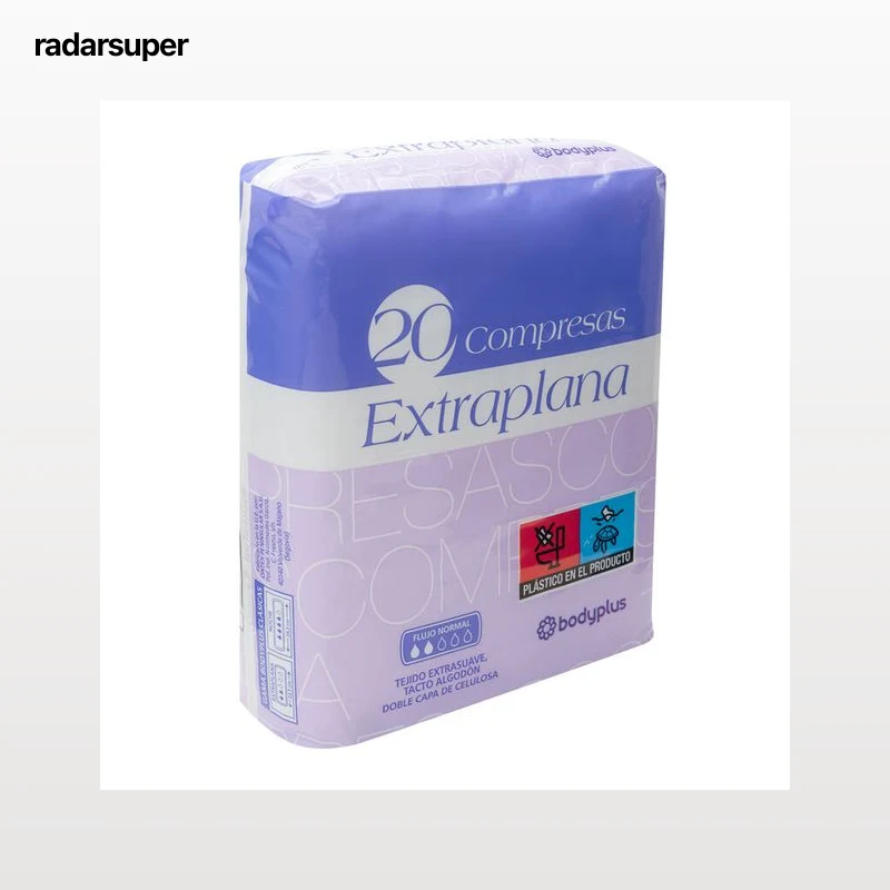 Compresas Bodyplus 20 uds extraplana