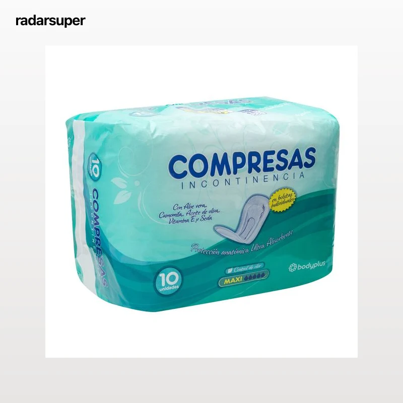 Compresas de incontinencia Bodyplus 10 uds maxi