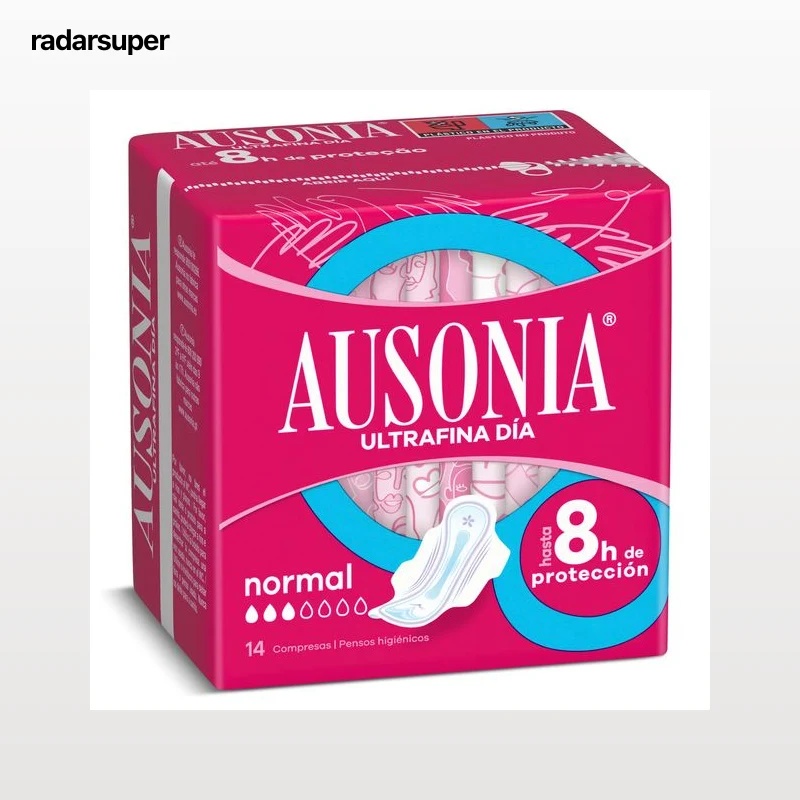 Compresas normal con alas Ausonia 14 unidades