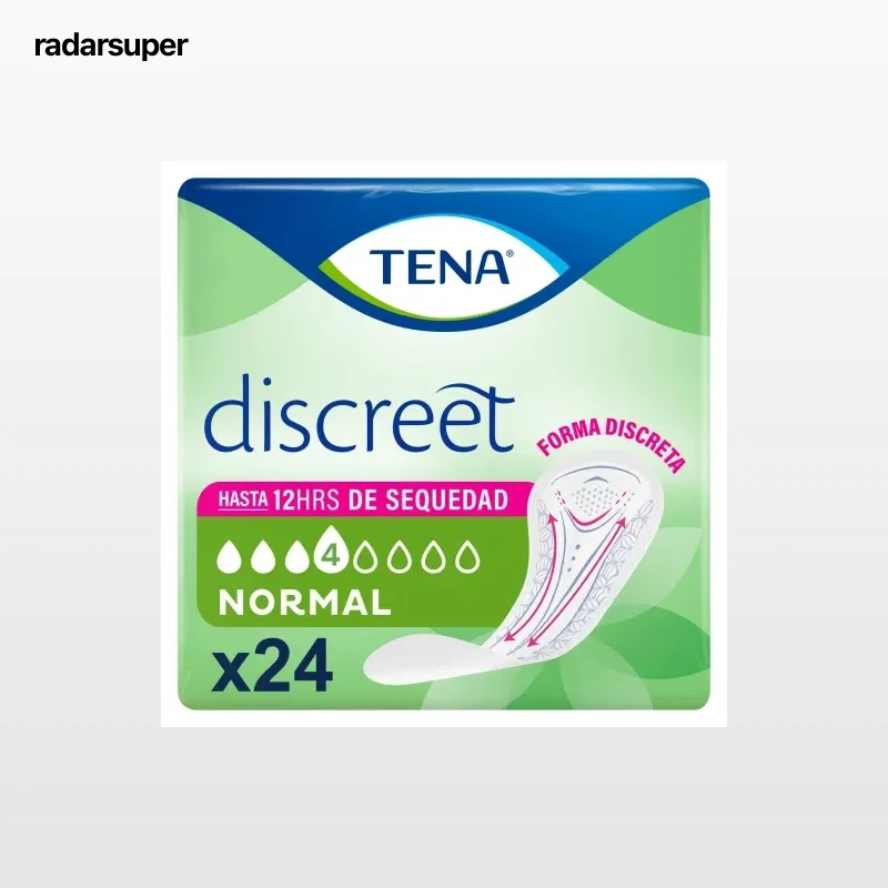 Compresas para incontinencia normal Discreet Tena 24 ud.