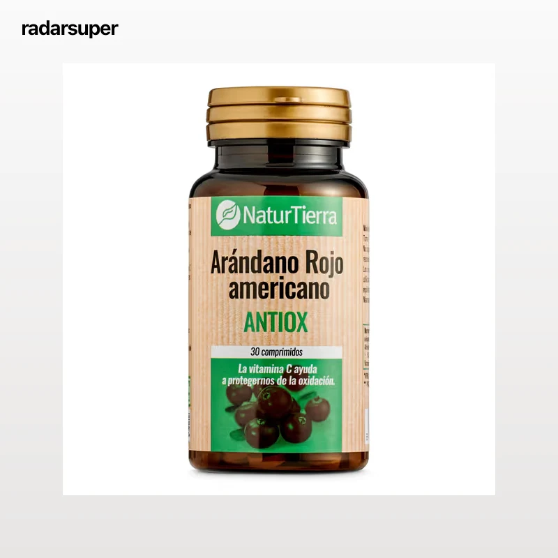 Comprimidos antioxidantes de arándano rojo Natur Tierra 30 unidades
