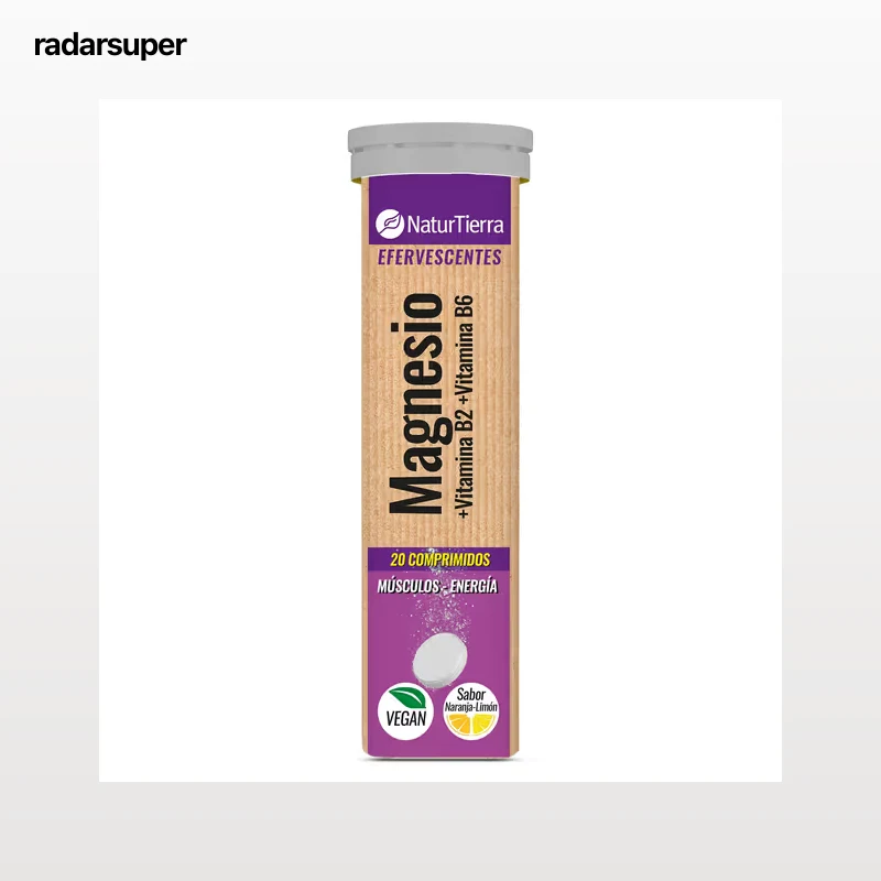 Comprimidos de Magnesio + Vitamina B2 y B6 Natur Tierra 20 unidades