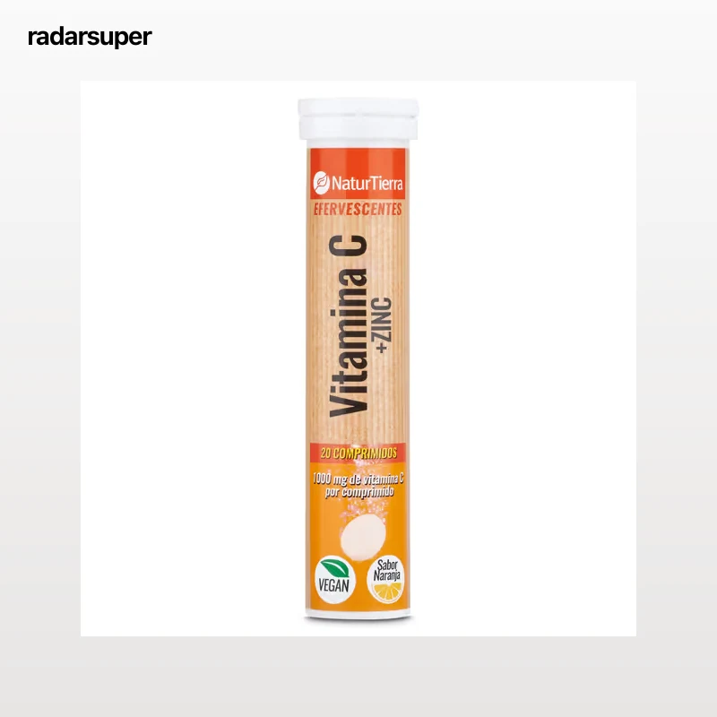 Comprimidos de Vitamina C + Zinc Natur Tierra 20 unidades