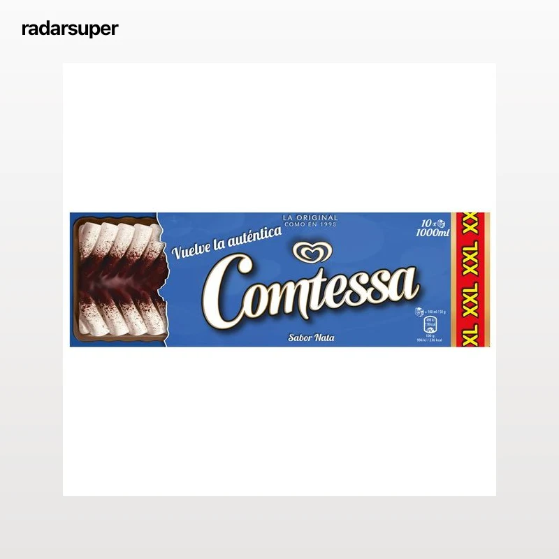 COMTESSA Tarta helada de nata y chocolate, tamaño XXL 1 l.