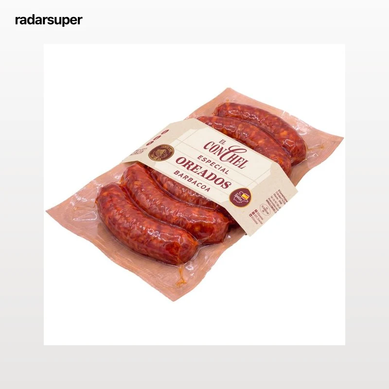 EL CONCHEL Especial barbacoa Chorizo oreado aldeano envasado al vacio 300 g.