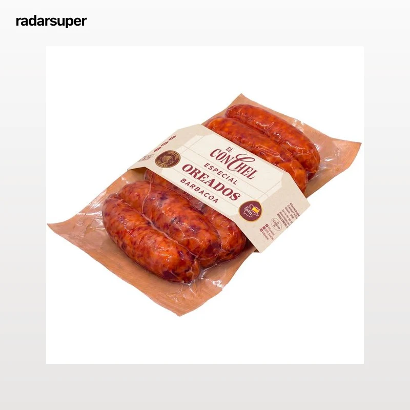 EL CONCHEL Especial barbacoa Chorizos oreados envasados al vacío 300 g.