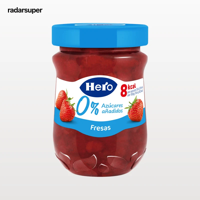 Confitura Mermelada Fresas 0% azúcar añadido Hero Diet 280g