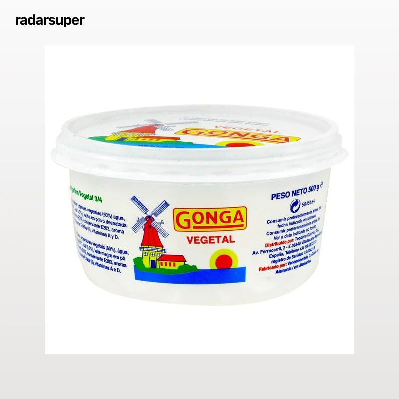 CONGA Tarrina de margarina vegetal CONGA 500 g.