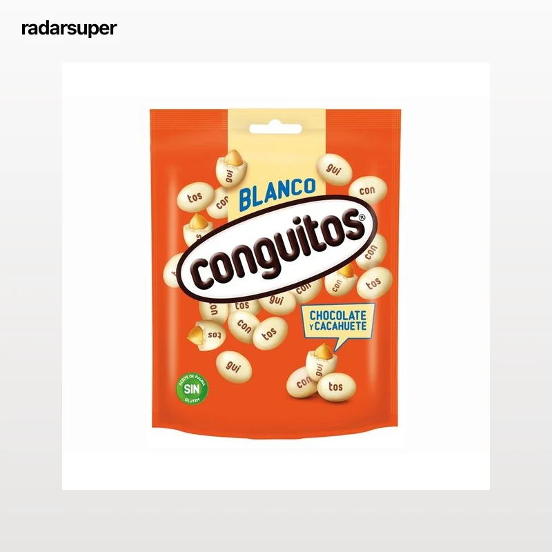 CONGUITOS Cacahuete de chocolate blanco 200 gr.