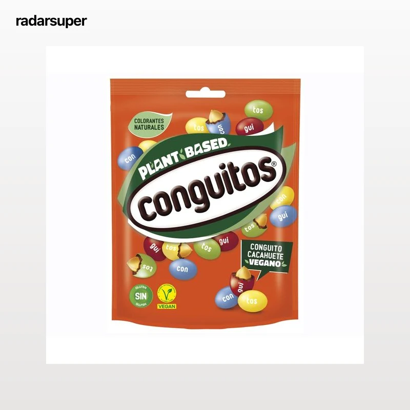 CONGUITOS Cacahuete de chocolate plant based 168 g.