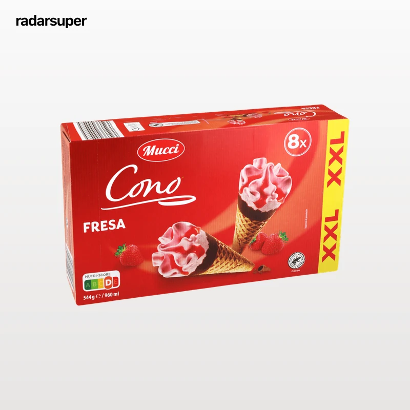 Cono de fresa XXL