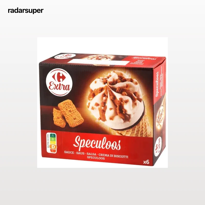 Cono speculoss Extra Carrefour 6 ud.