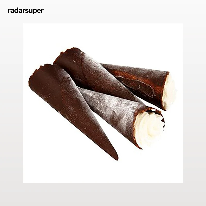 Conos de chocolate rellenos de nata 4 uds. 180 g.