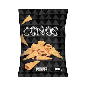 Conos sabor bacón y queso