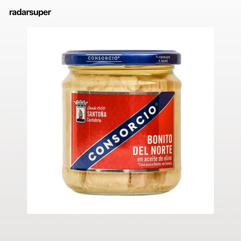 CONSORCIO Bonito del norte en aceite de oliva tarro de 225 g.