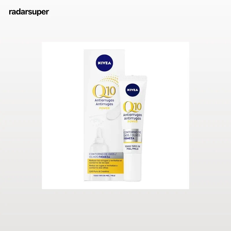 Contorno de ojos con Q10 natural & creatina Q10 Power Antiarrugas + Firmeza Nivea 15 ml.
