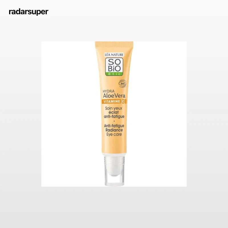 Contorno de ojos hydra aloe vera vitamina C ecológico Sobio 15 ml.