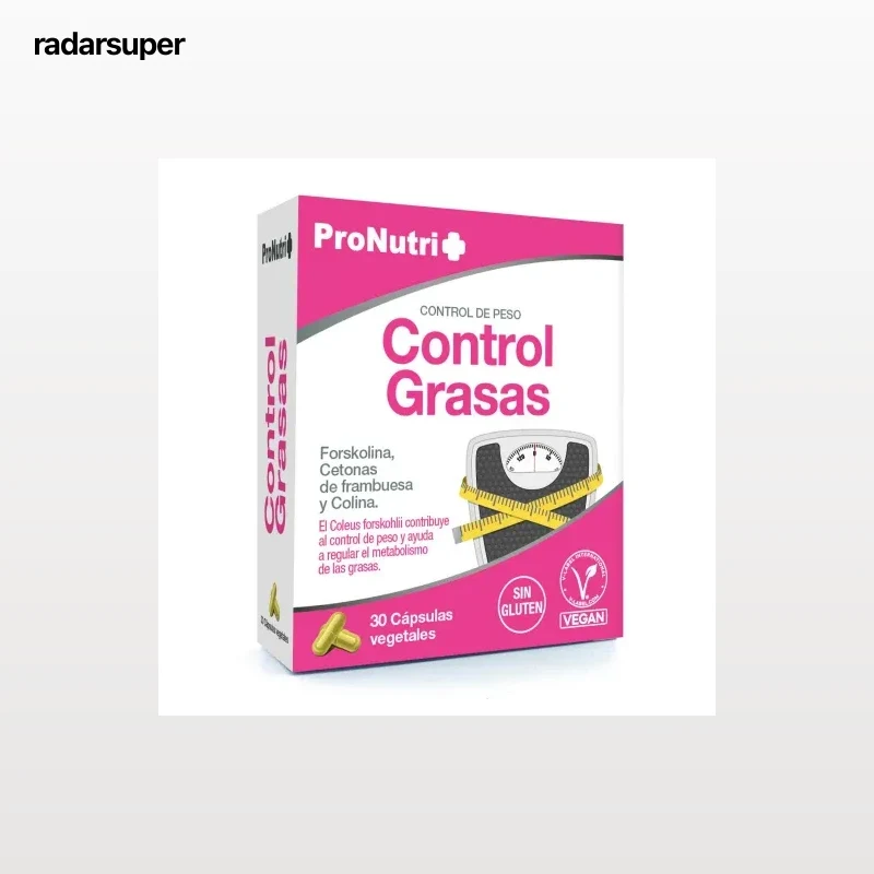 Control de las grasas Pronutri sin gluten 30 ud.