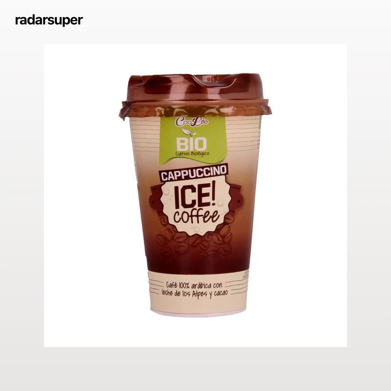 COOLIFE Bebida de café cappuccino de cultivo ecológico 230 ml.