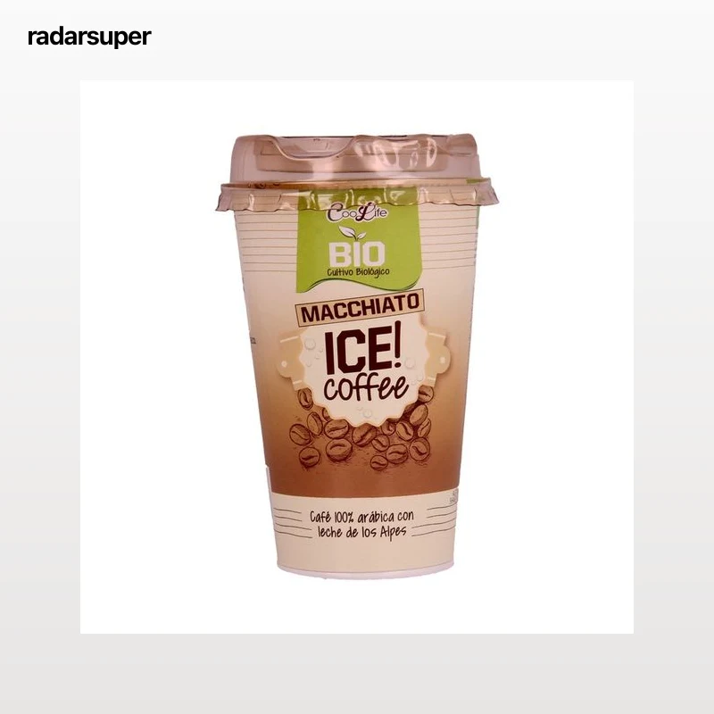 COOLIFE Bebida de café macchiato de cultivo ecológico 230 ml.