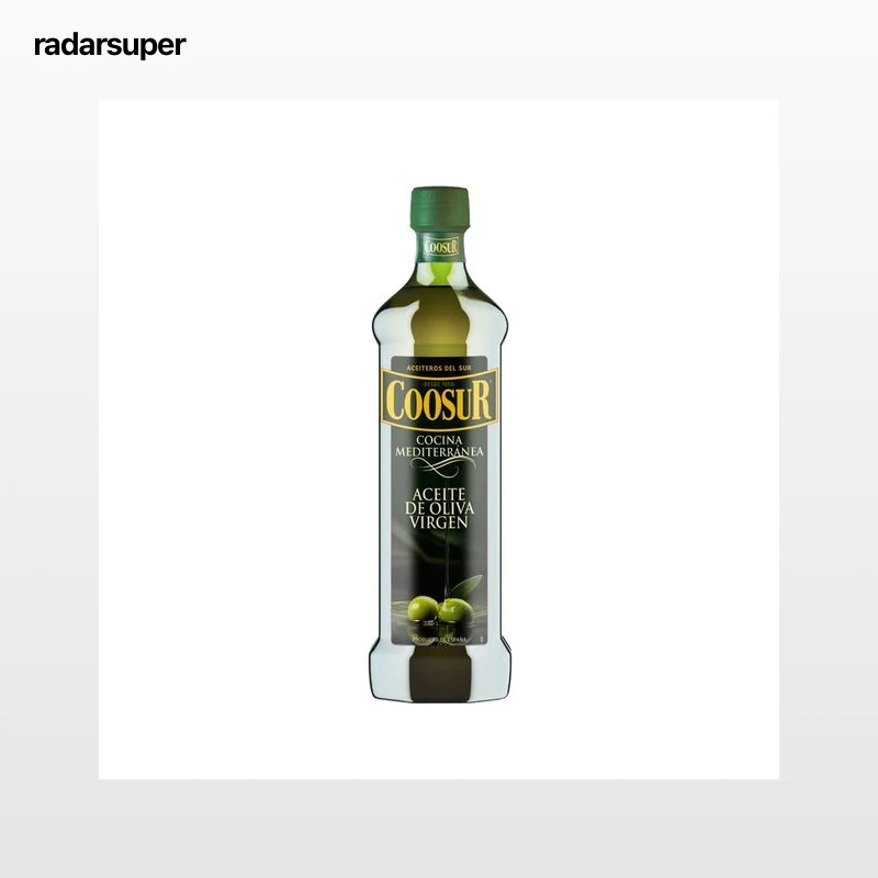 COOSUR Aceite de oliva virgen cocina Mediterránea botella de 1 l