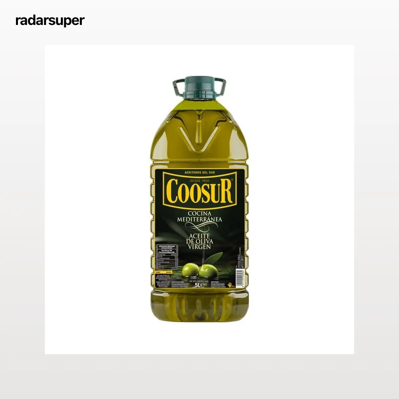 COOSUR Aceite de oliva virgen cocina Mediterránea garrafa de 5 l.