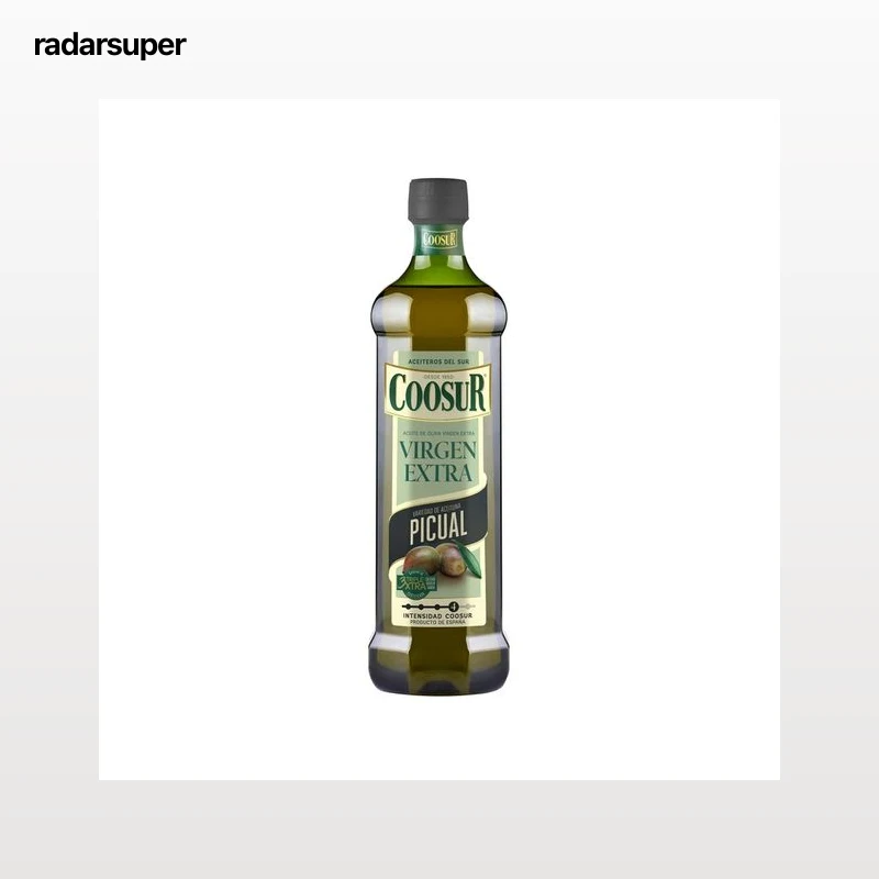 COOSUR Aceite de oliva virgen extra Picual intenso botella de 1 l.