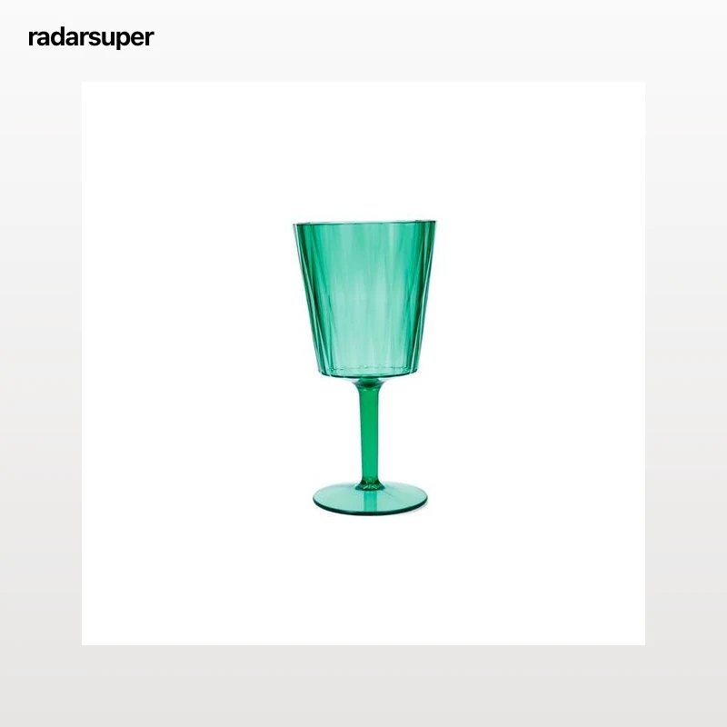 Copa de poliestireno acrílico 35 cl color verde, QUID.
